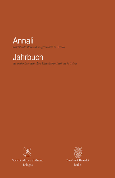 Cover Annali XXXIX, 2013/2