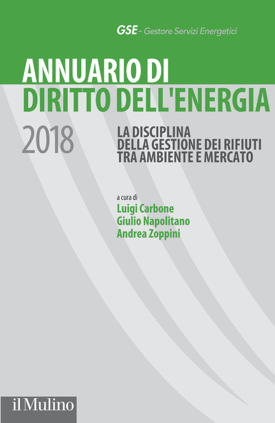 Cover Annuario di Diritto dell'energia 2018
